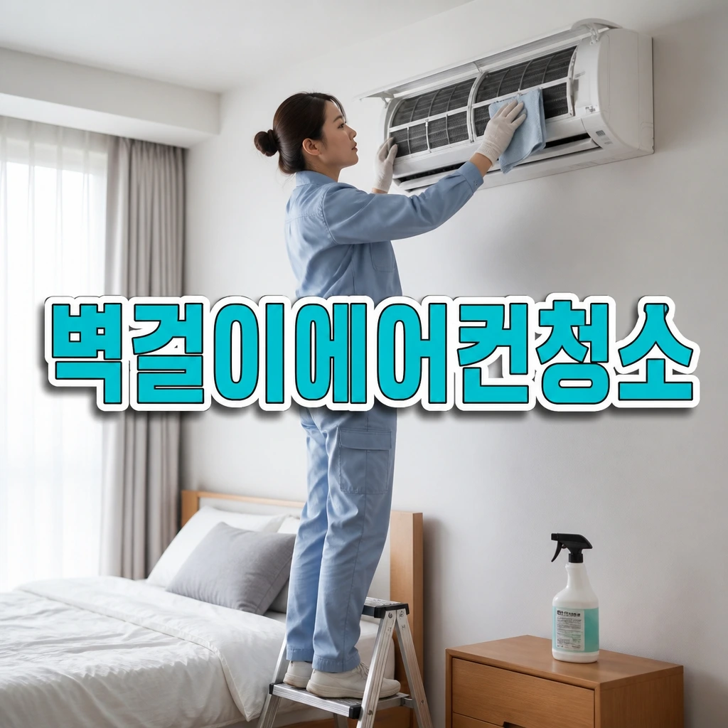 경기도 청소업체비교사이트 - 벽걸이에어컨청소 관련 상담 안내 이미지